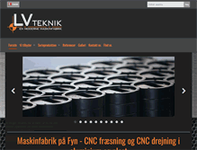 Tablet Screenshot of lv-teknik.dk